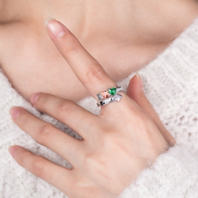 Personalized Cupid's Arrow Ring