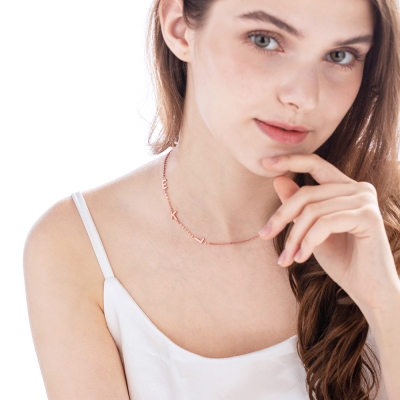 baseball line necklace	