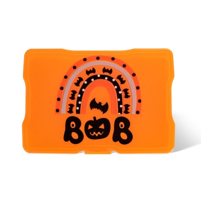Halloween Gift For Kid Personalized Crayon Storage Pencil box Back to School Gift