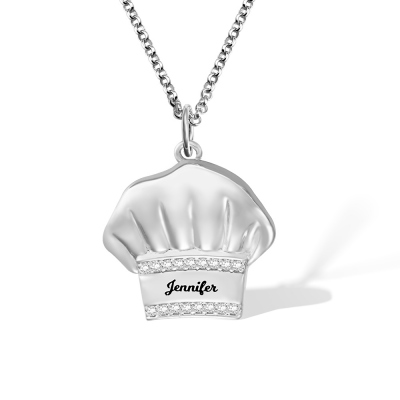 Custom Chef Hat Necklace