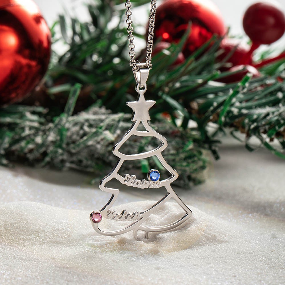 custom christmas necklace