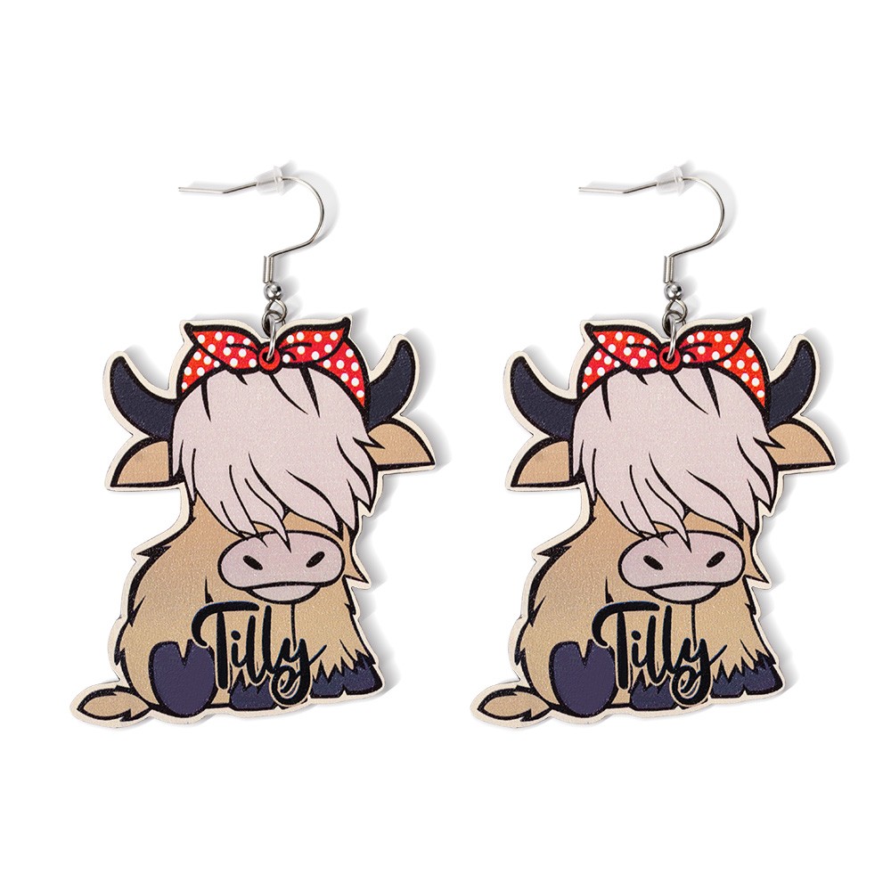 Highland Cow Earrings
