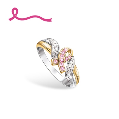 Bague personnalisée Je suis assez pour vaincre le cancer du sein, bague en ruban de sensibilisation au cancer du sein, cadeau d'encouragement au cancer, bague de survivant du cancer, cadeaux pour femmes