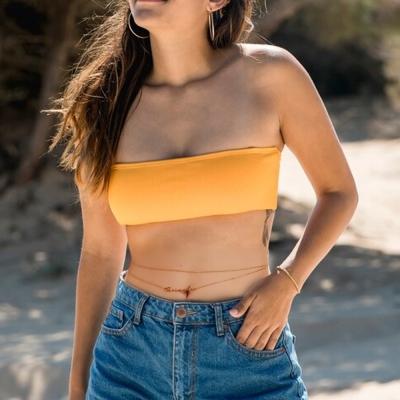 Chaînes de ventre avec nom personnalisé 25-42 pouces plaqué or/argent, chaîne de taille simple de plage, bijoux de corps, chaîne de taille superposée de bikini sexy pour femmes
