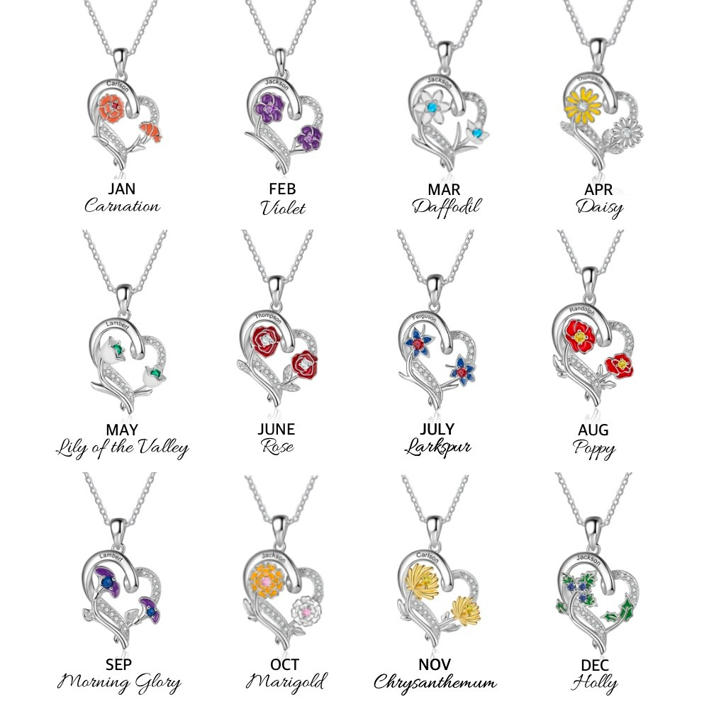 birthstone necklace
