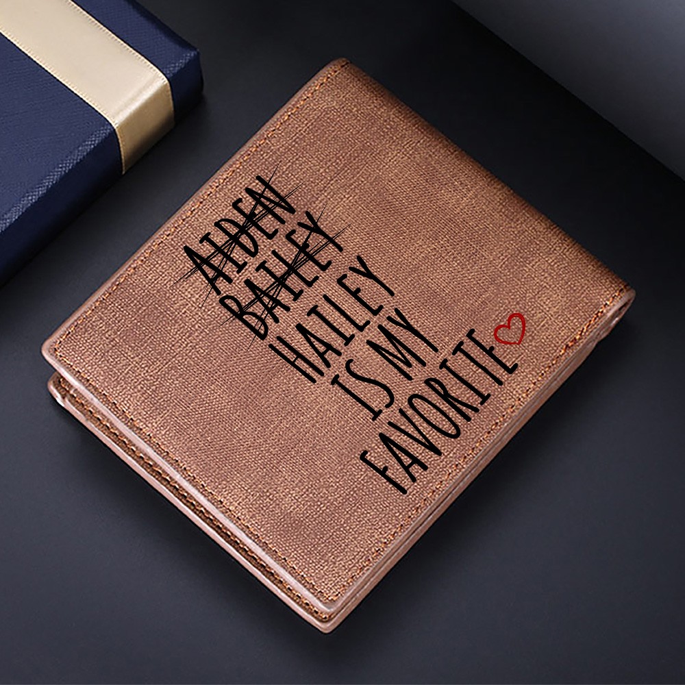 Engraved Wallet