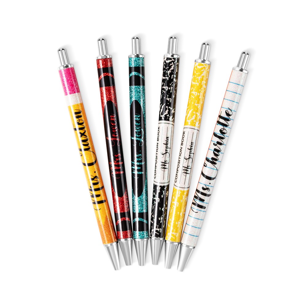 with name colors pencil