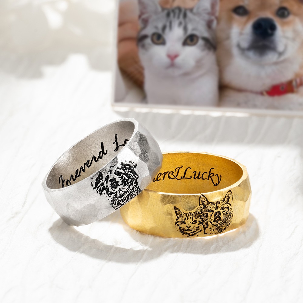 hammered ring