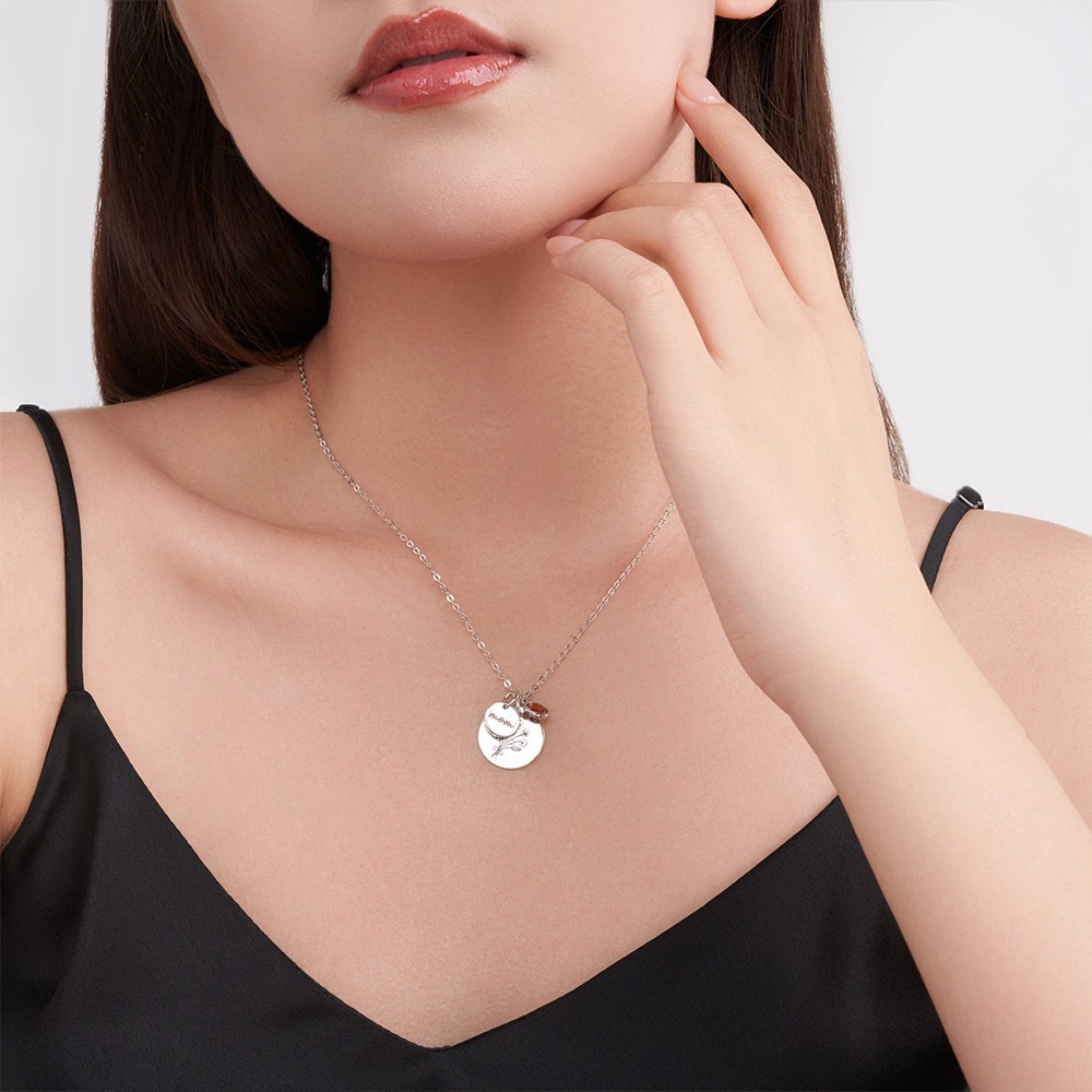 birthstone necklace