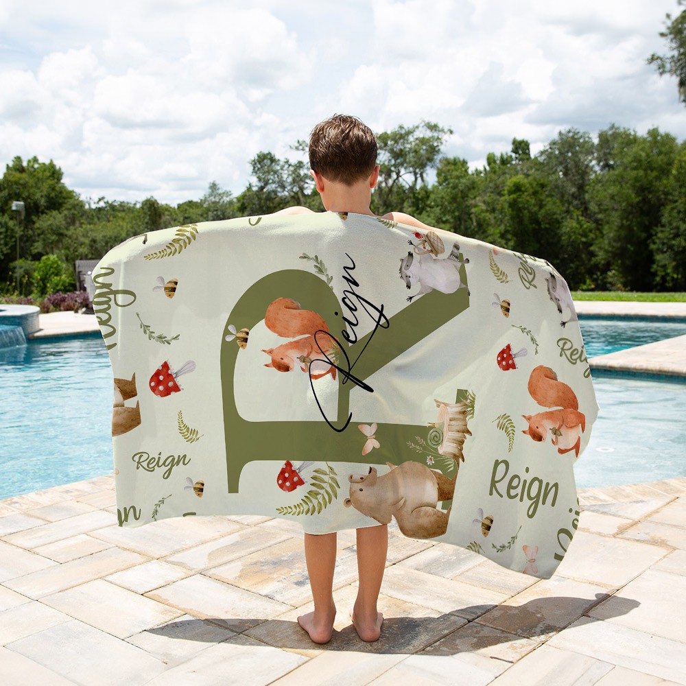 kid's bath towel