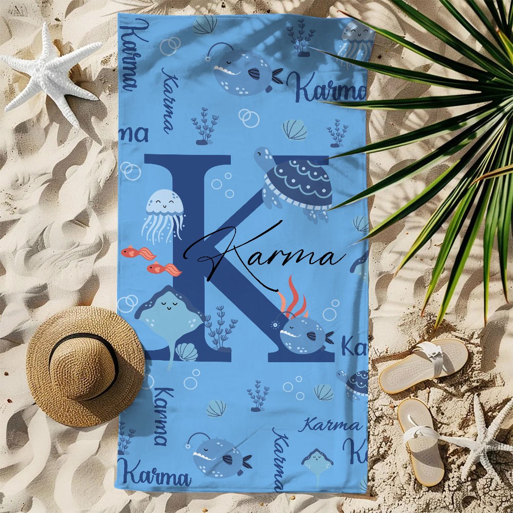Personalized Custom Beach Towel