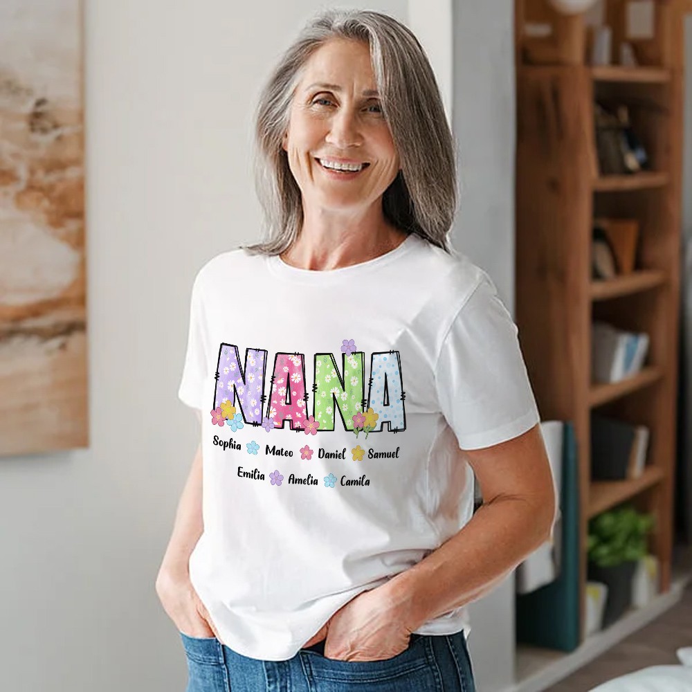 Mom Shirt With Kids Names