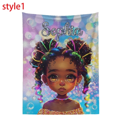 African American Little Girl
