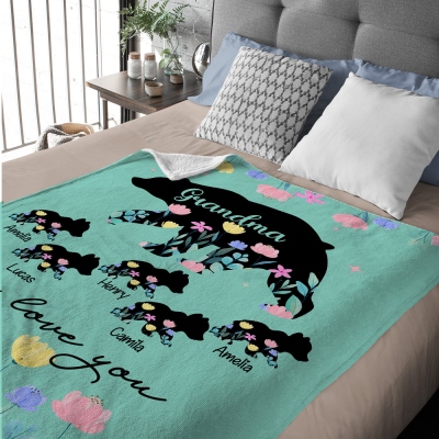 mama bear blanket