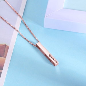 bar necklace