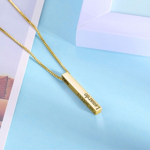 bar necklace