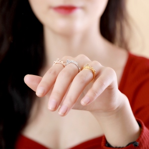 Personalized Stackable Name Ring