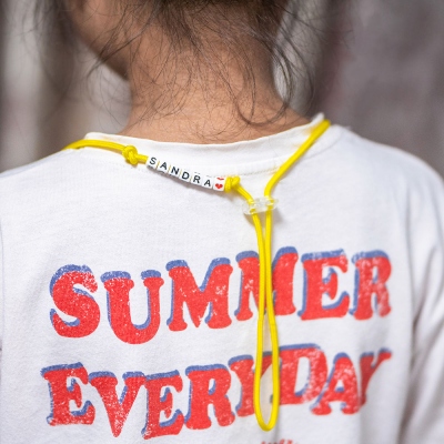 Personalized Colorful Children Mask Adjustable Lanyard
