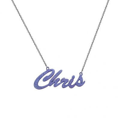 Personalized Colored Name Necklace