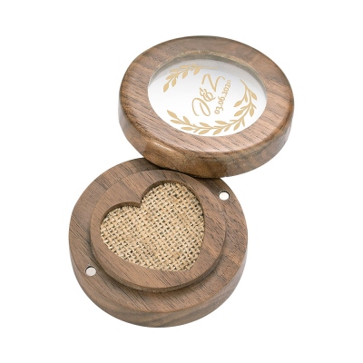 Personalized Wedding Ring Box for Lovers