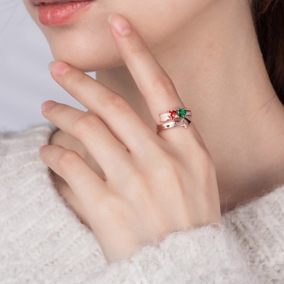 Personalized Cupid's Arrow Ring