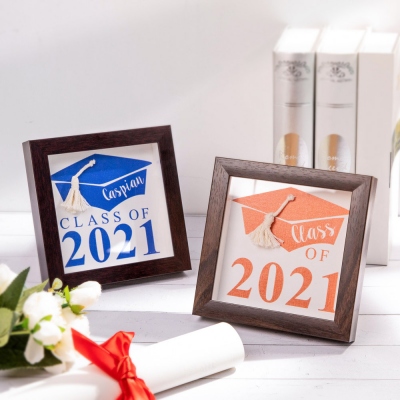 Personalized Class of 2021 Graduation Wooden Sign