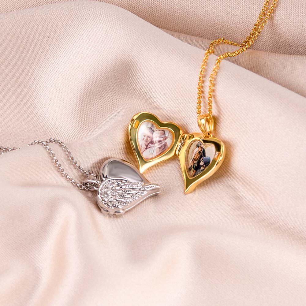 memorial locket necklace