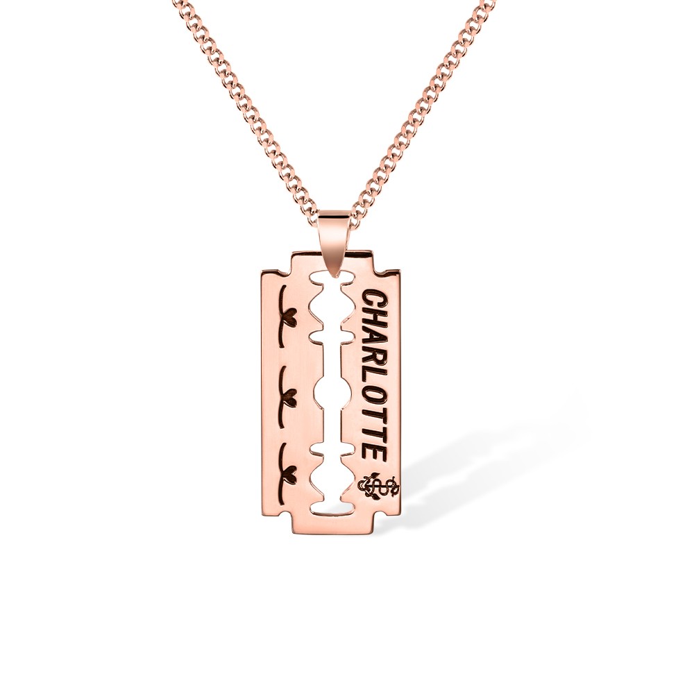 Ketting met scheermesje