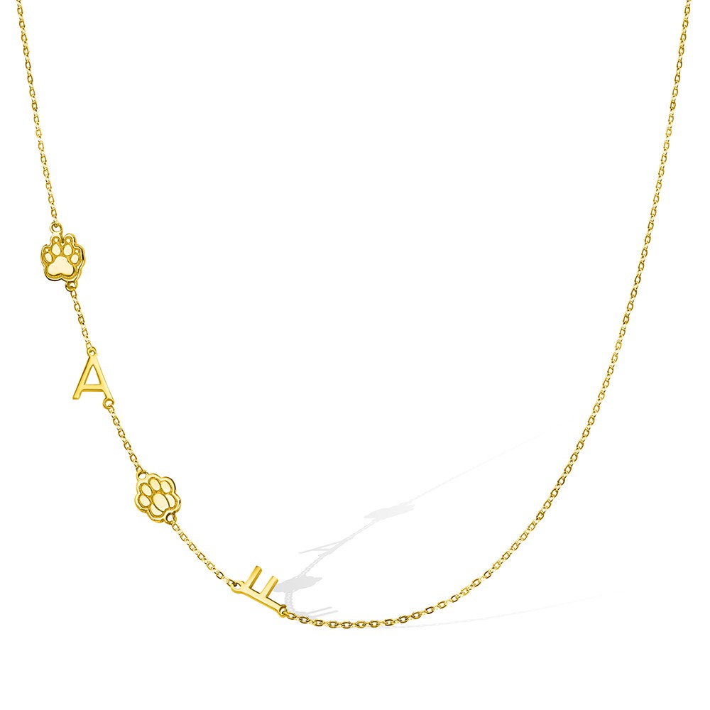 Personalized Pet Initial necklace