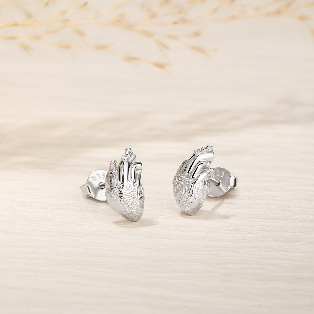 heart ear ring