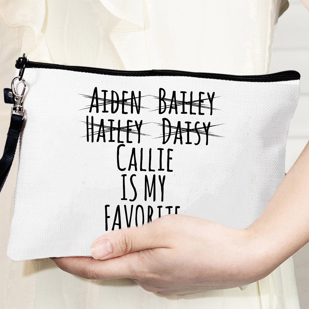 personalized cosmetic bag