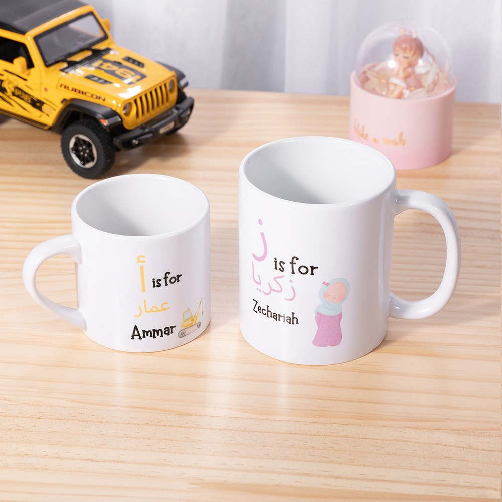alphabet mug