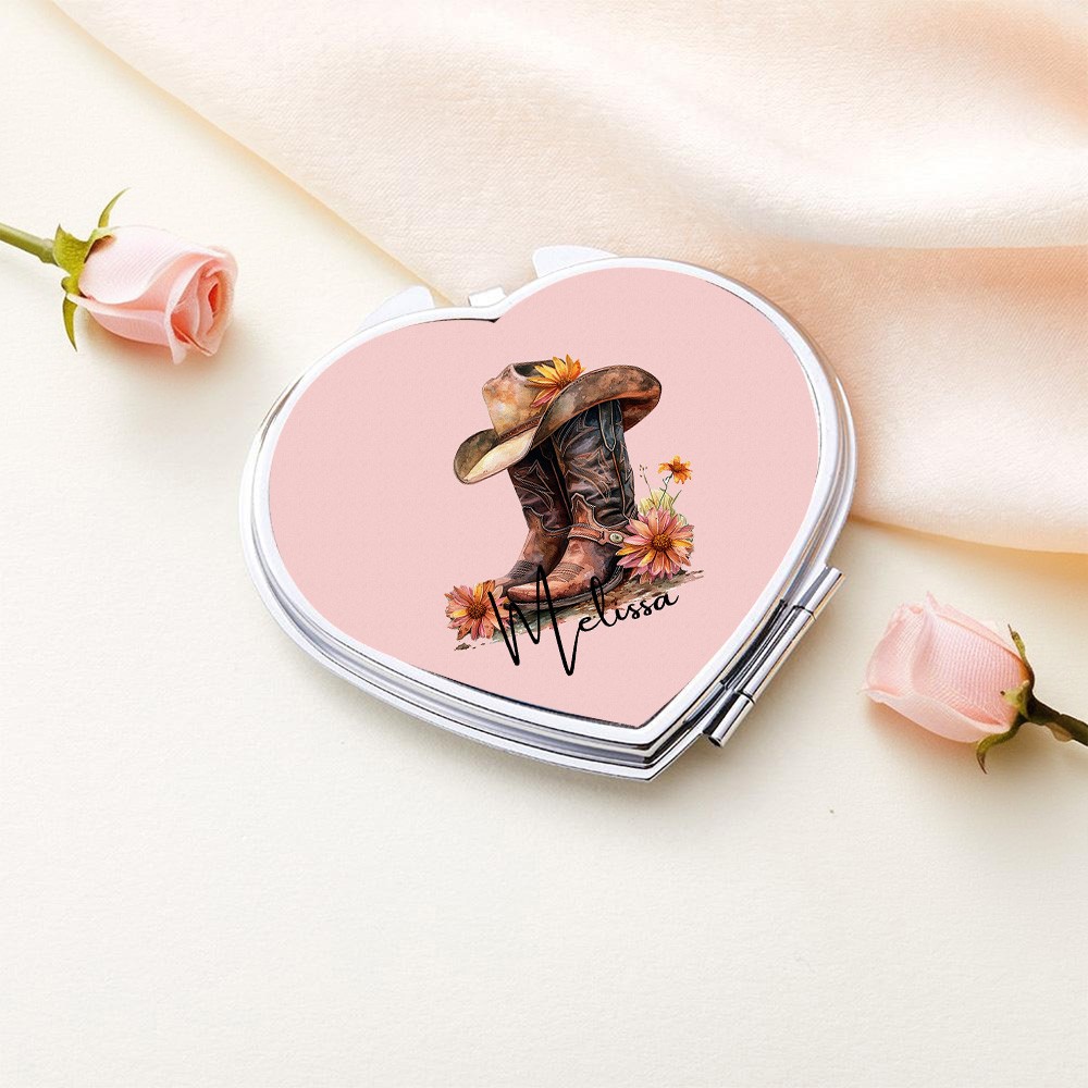 compact portable makeup mirror