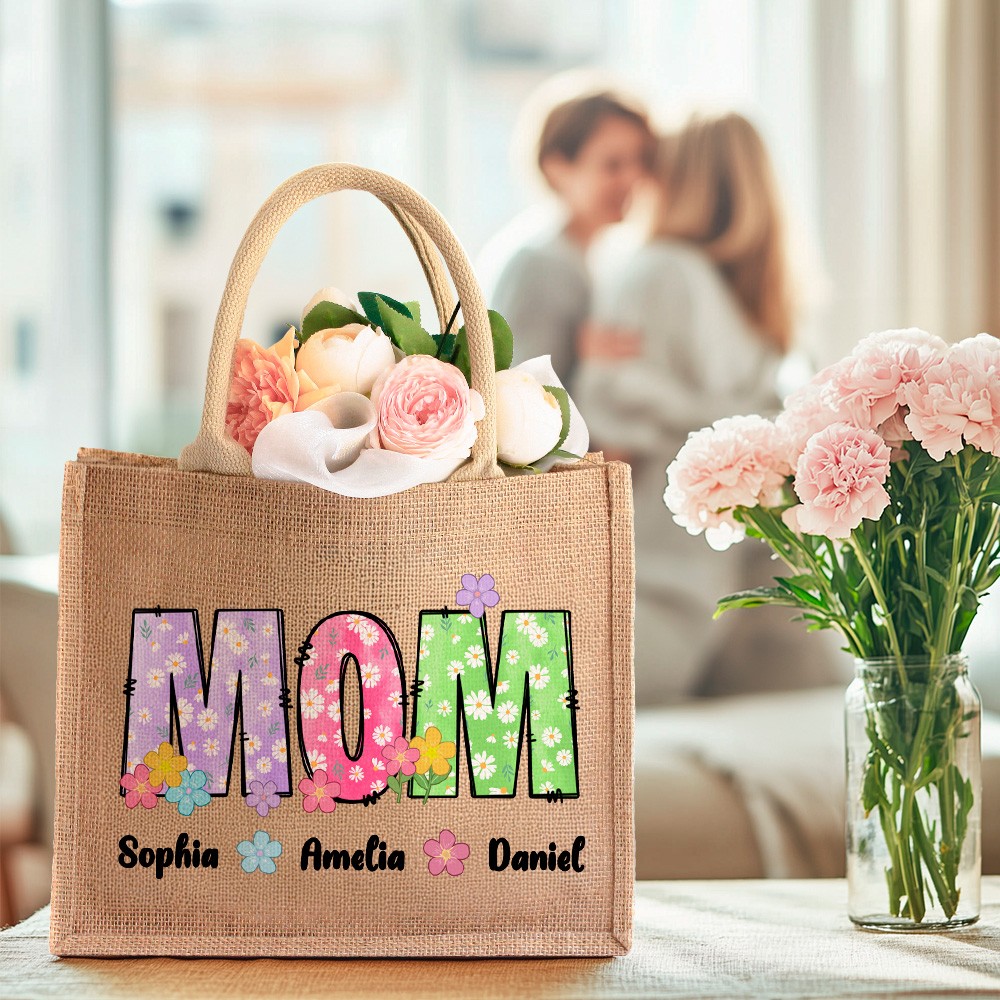 Tote Bag with Kids Names