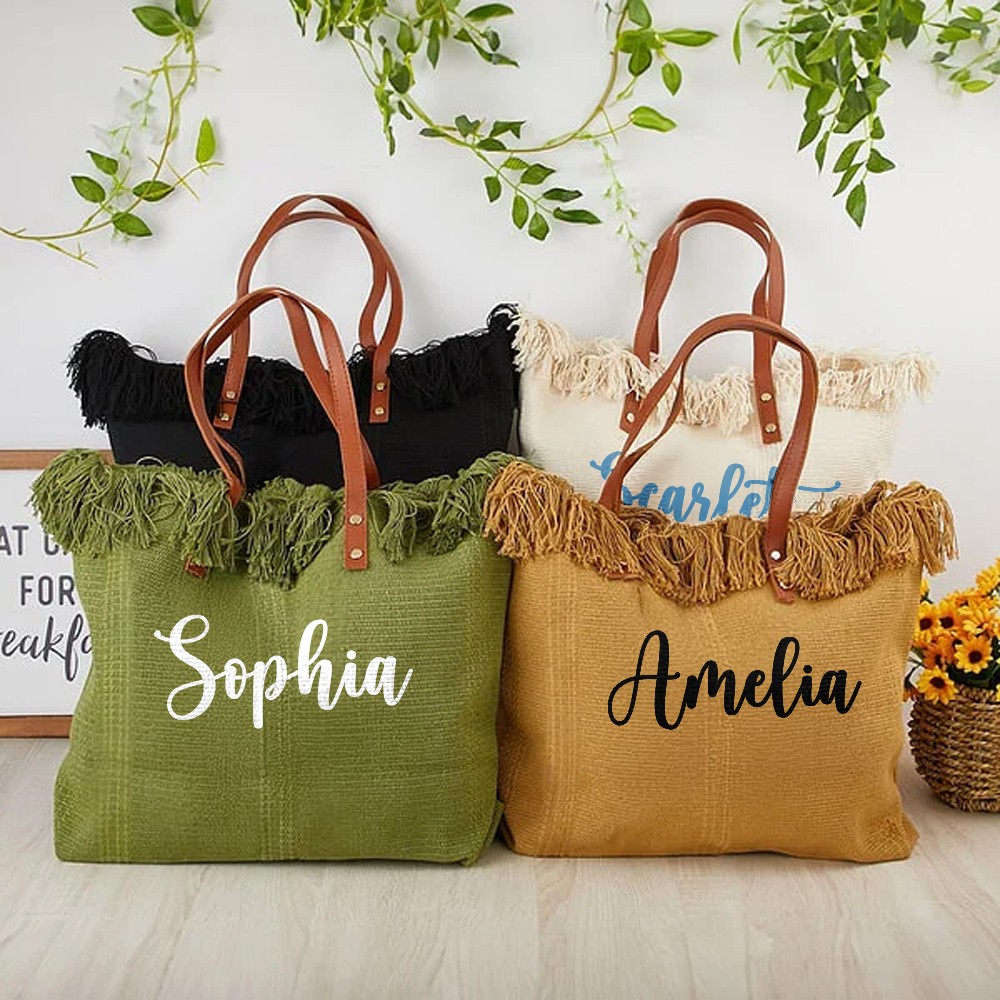 women's handbag with name