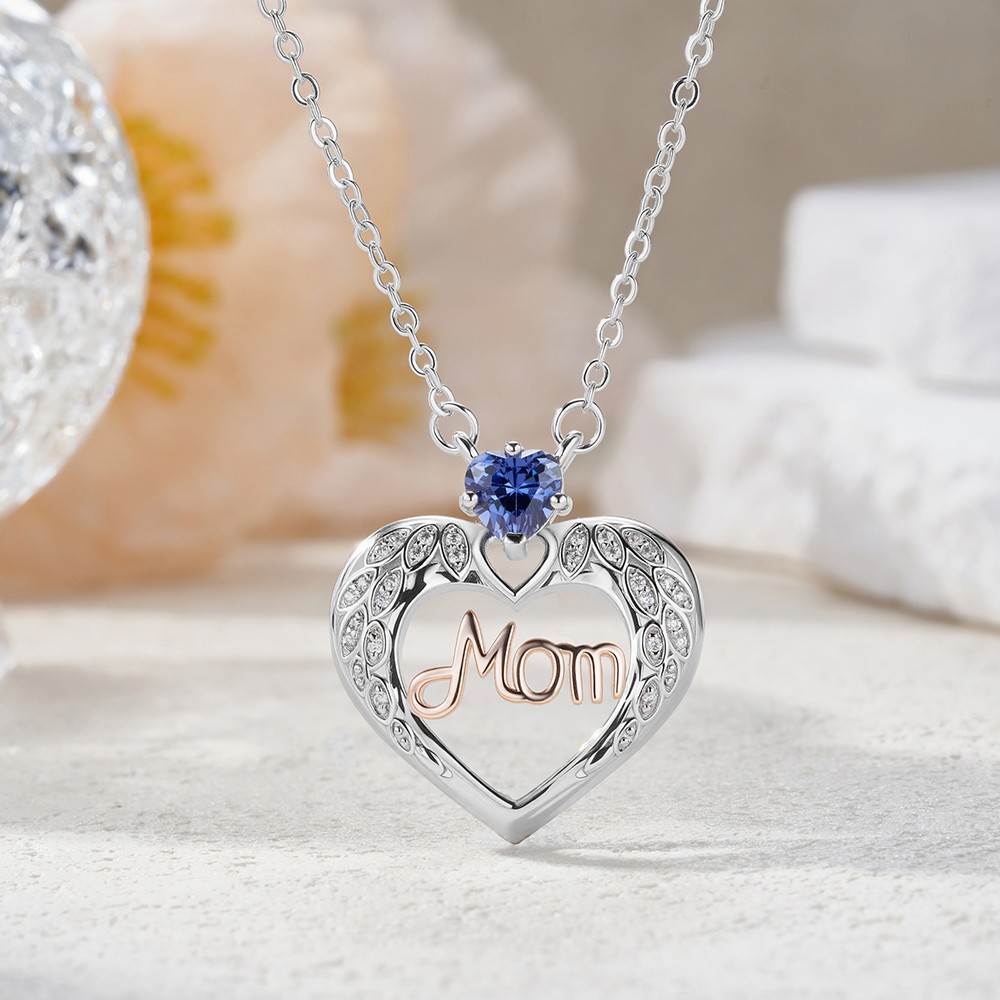 Heart Birthstone Necklace