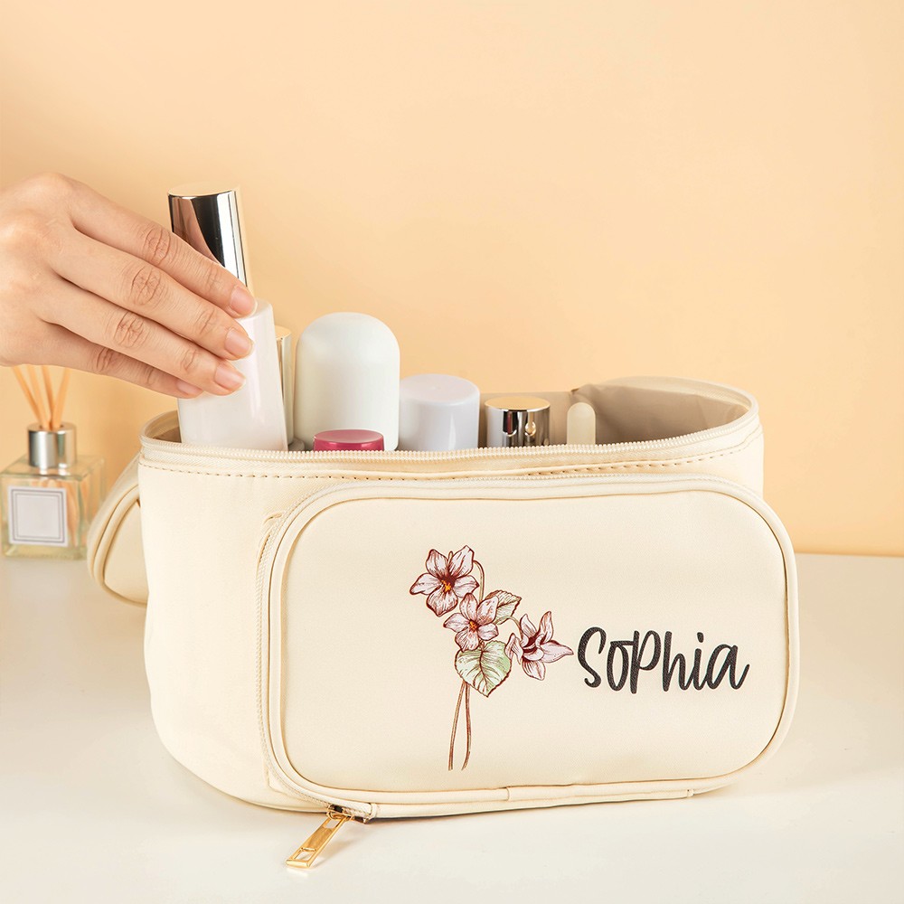 personalized cosmetic bag