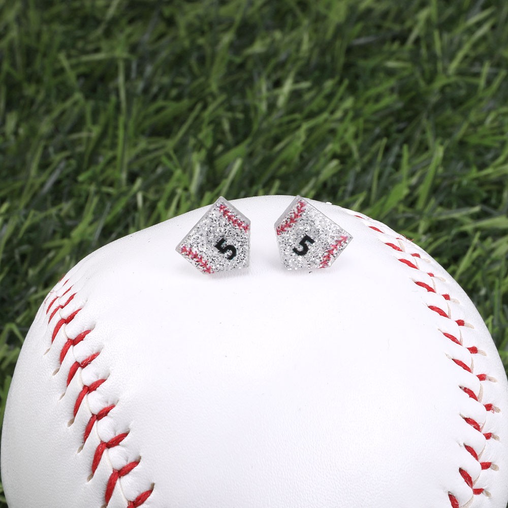 baseball earring