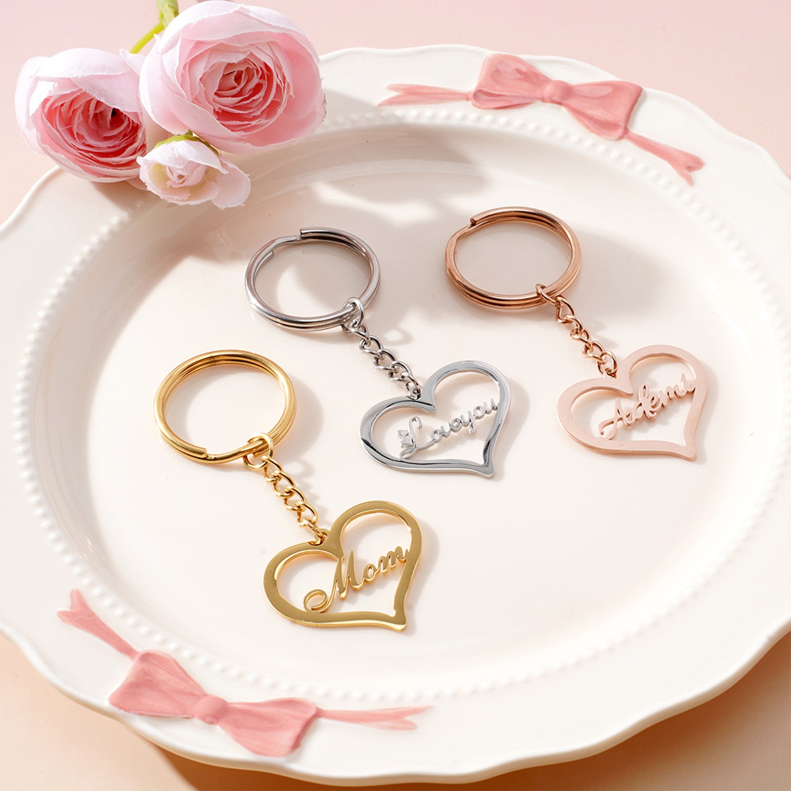 Heart keychain