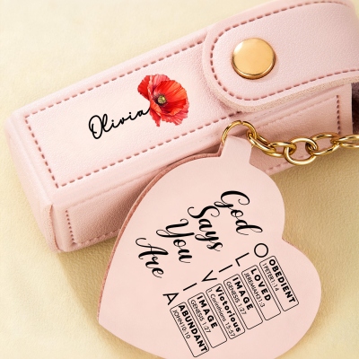 Lipstick Bag Keychain