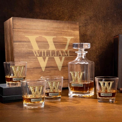 whiskey decanter set