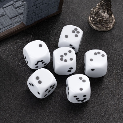 Personalized Anti‑OCD Acrylic Dice, Mismatched Chaos Dice with Random Dots, Unique Desk Toy, Gag Gift for TTRPG Gamers