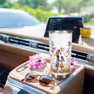 Personalized golf player tumbler