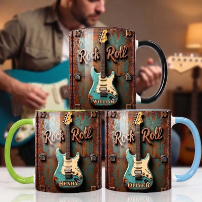 mug with color inside