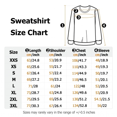 Sweatshirtgröße