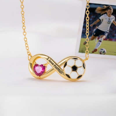 soccer necklace
