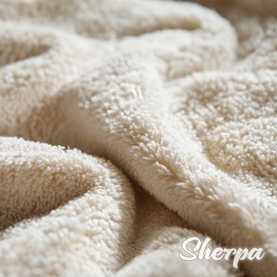 Couverture en sherpa