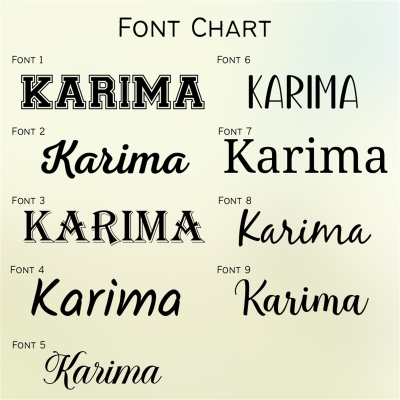 Name Font