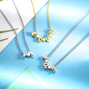 Personalized Letter Charm Necklace