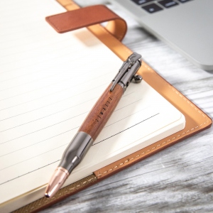 Engraved Rifle Bolt Action Bullet Pen